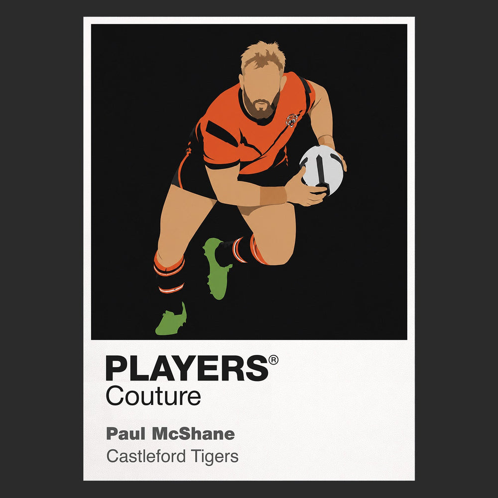 Paul McShane Castleford Tigers rugby league T-shirt black