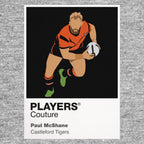 Paul McShane Castleford Tigers rugby league hoodie grey