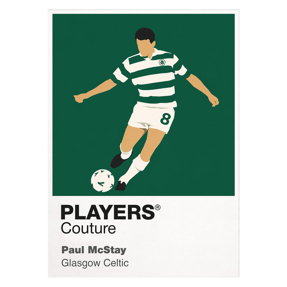 Paul McStay Celtic Icon Frame — White