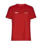 Paul McStay t-shirt – red men's t-shirt featuring the Paul McStay Players Couture logo