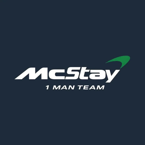 Paul McStay Logo Men's Hoodie – navy close-up detail shot of the Paul McStay Players Couture logo design