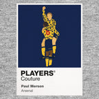Paul Merson Arsenal Icon Frame — Gray