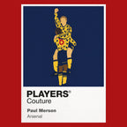 Paul Merson Arsenal Icon Frame — Red