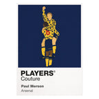 Paul Merson Arsenal Icon Frame — White
