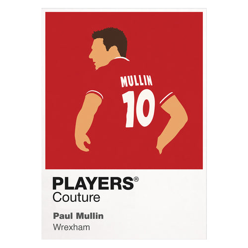 Paul Mullin Wrexham Icon Frame — White