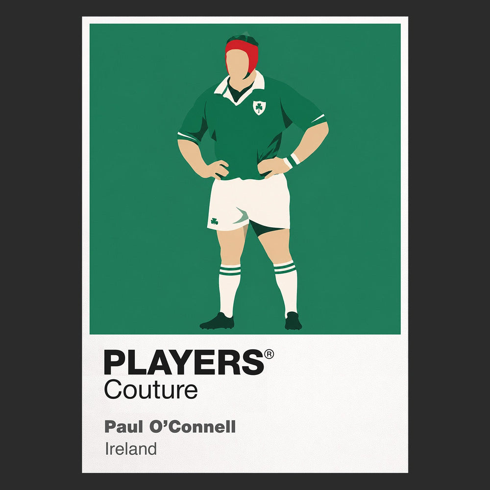 Paul O'Connell Rugby Union Icon Frame Men's Hoodie – image 9