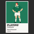 Paul O'Connell Rugby Union Icon Frame Men's Hoodie – image 9