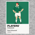 Paul O'Connell Rugby Union Icon Frame Men's T-Shirt – image 7