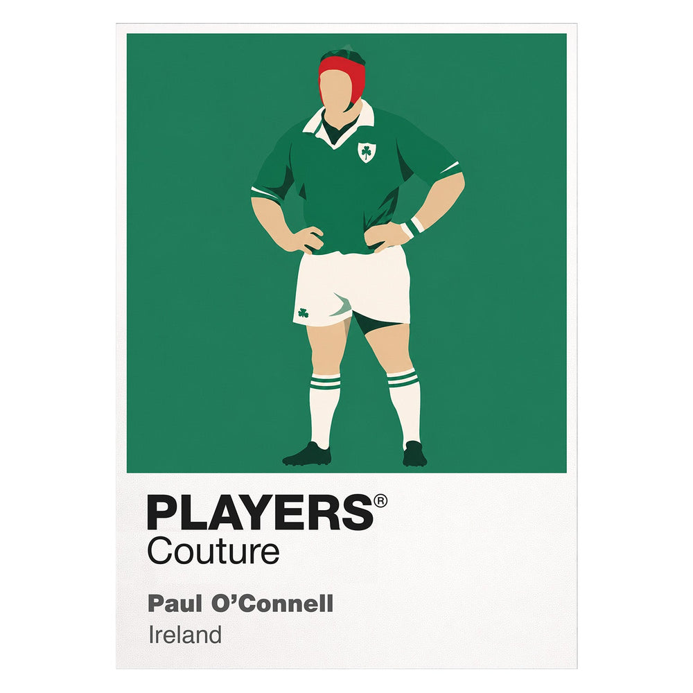 Paul O'Connell Rugby Union Icon Frame Men's Hoodie – image 8