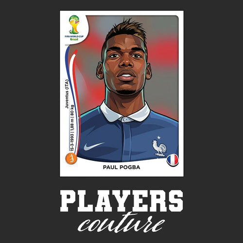 Paul Pogba World Cup Sticker Kids T-Shirt – paul pogba black Players Couture design