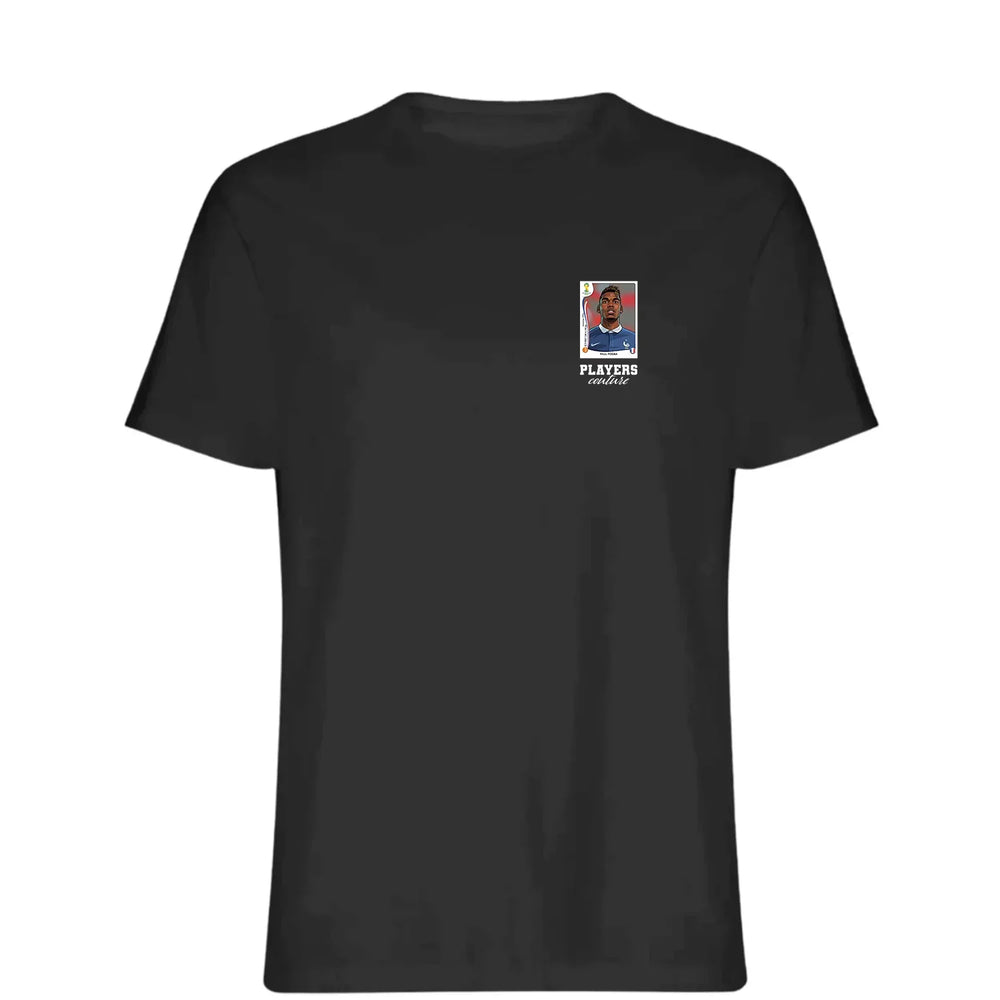 Paul Pogba World Cup t-shirt – black men's t-shirt featuring the Paul Pogba World Cup Players Couture logo