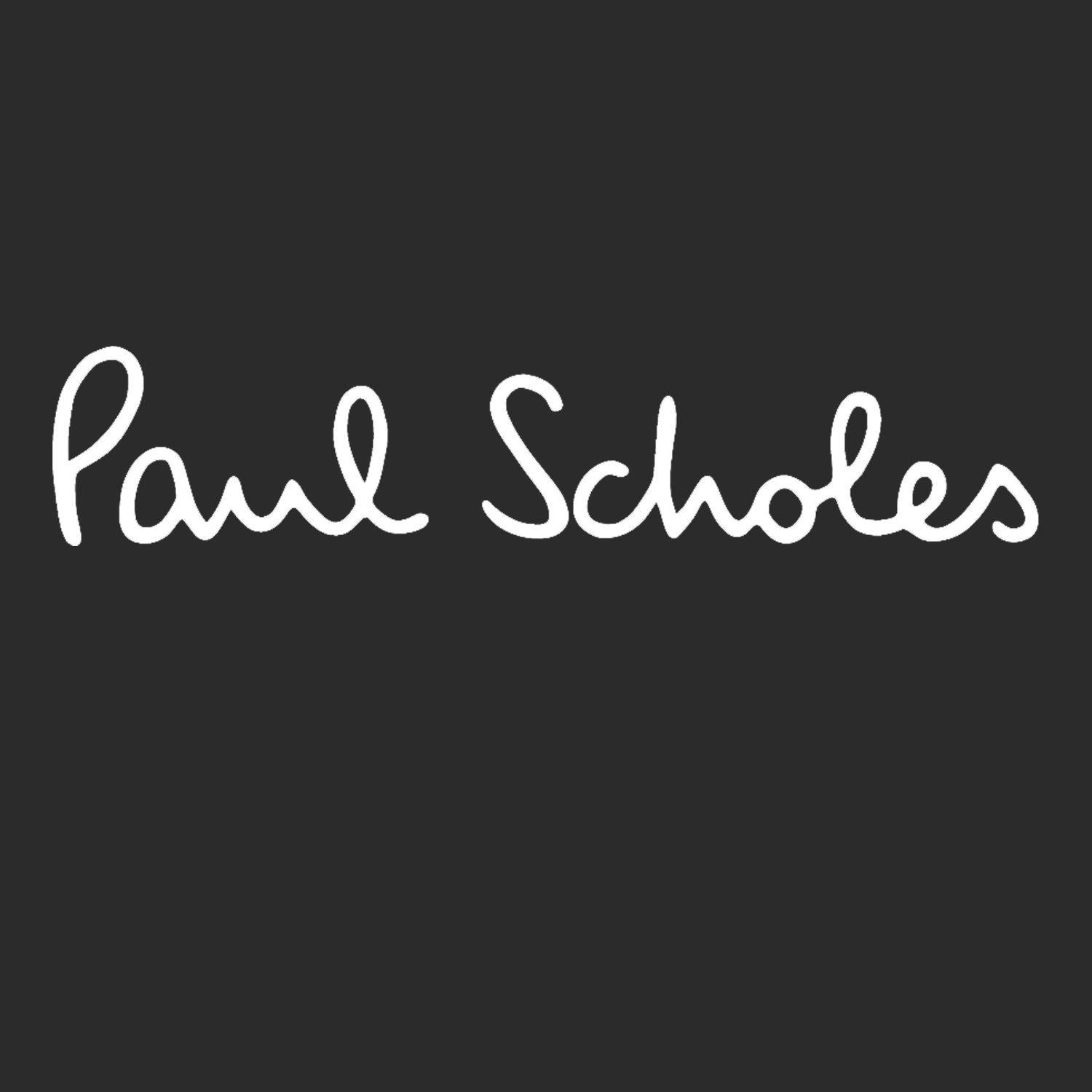 Paul Scholes Logo Players Couture Mens T-Shirt