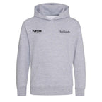 Paul Scholes hoodie – grey kids' hoodie featuring the Paul Scholes Players Couture logo
