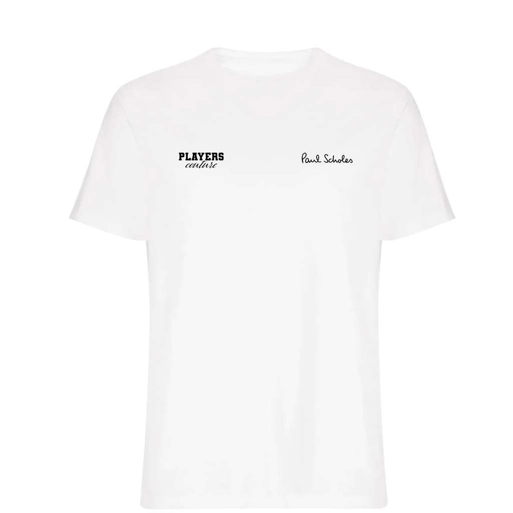 Paul Scholes Logo Players Couture Mens T-Shirt