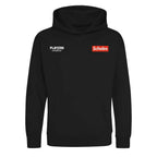 Paul Scholes Red hoodie – red kids' hoodie featuring the Paul Scholes Red Players Couture logo