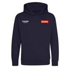 Paul Scholes Red hoodie – red kids' hoodie featuring the Paul Scholes Red Players Couture logo