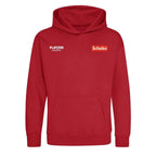Paul Scholes Red hoodie – red kids' hoodie featuring the Paul Scholes Red Players Couture logo