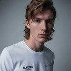 Paul Scholes Logo Men's T-Shirt – close-up detail shot of the Paul Scholes Players Couture logo design