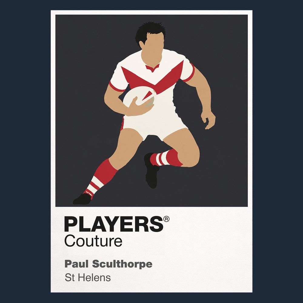 Paul Sculthorpe St Helens rugby league T-shirt navy