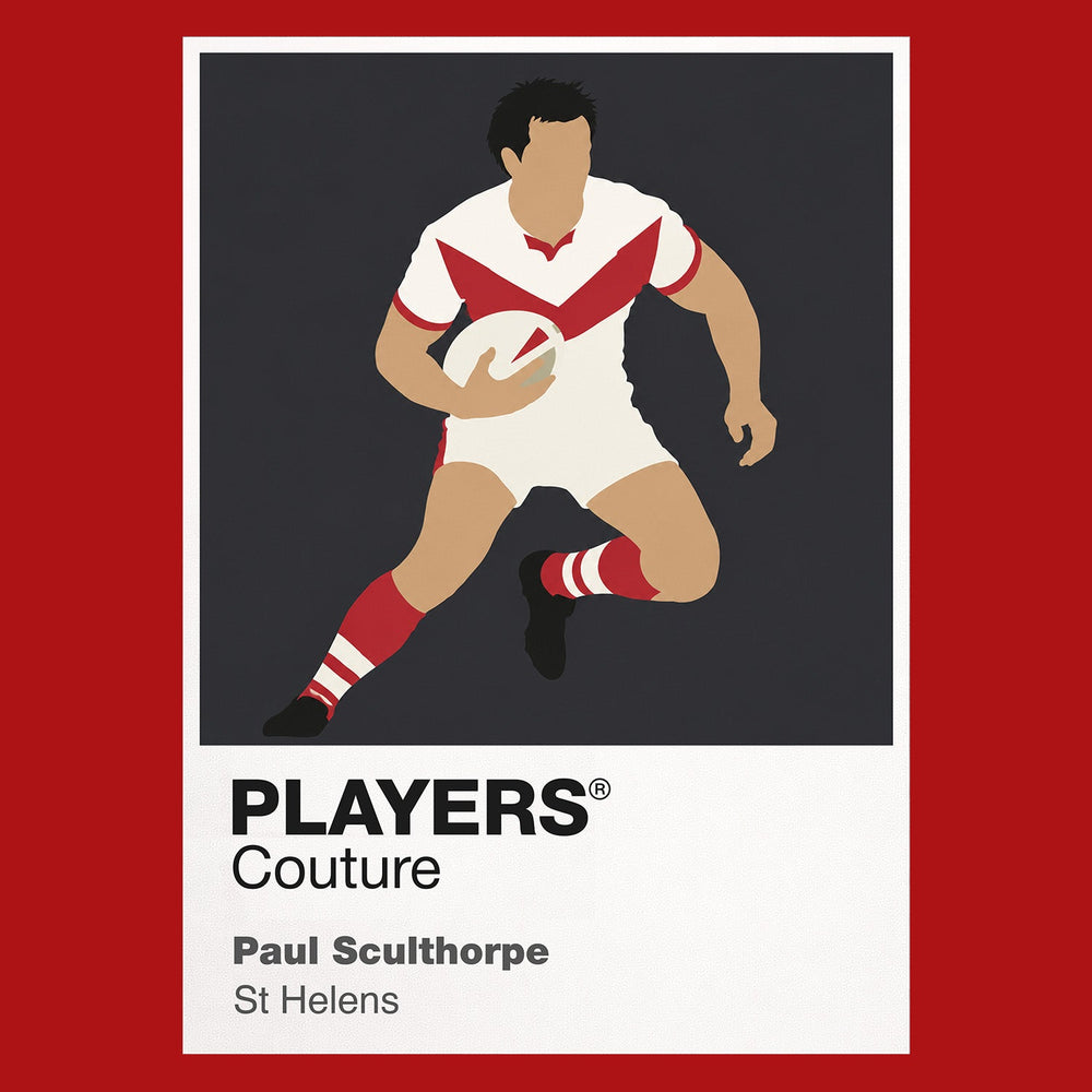 Paul Sculthorpe St Helens rugby league hoodie red