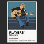 Paul Simon Paul Simon's understated guitarist-songwriter silhouette across six decades Icon Frame artwork in black