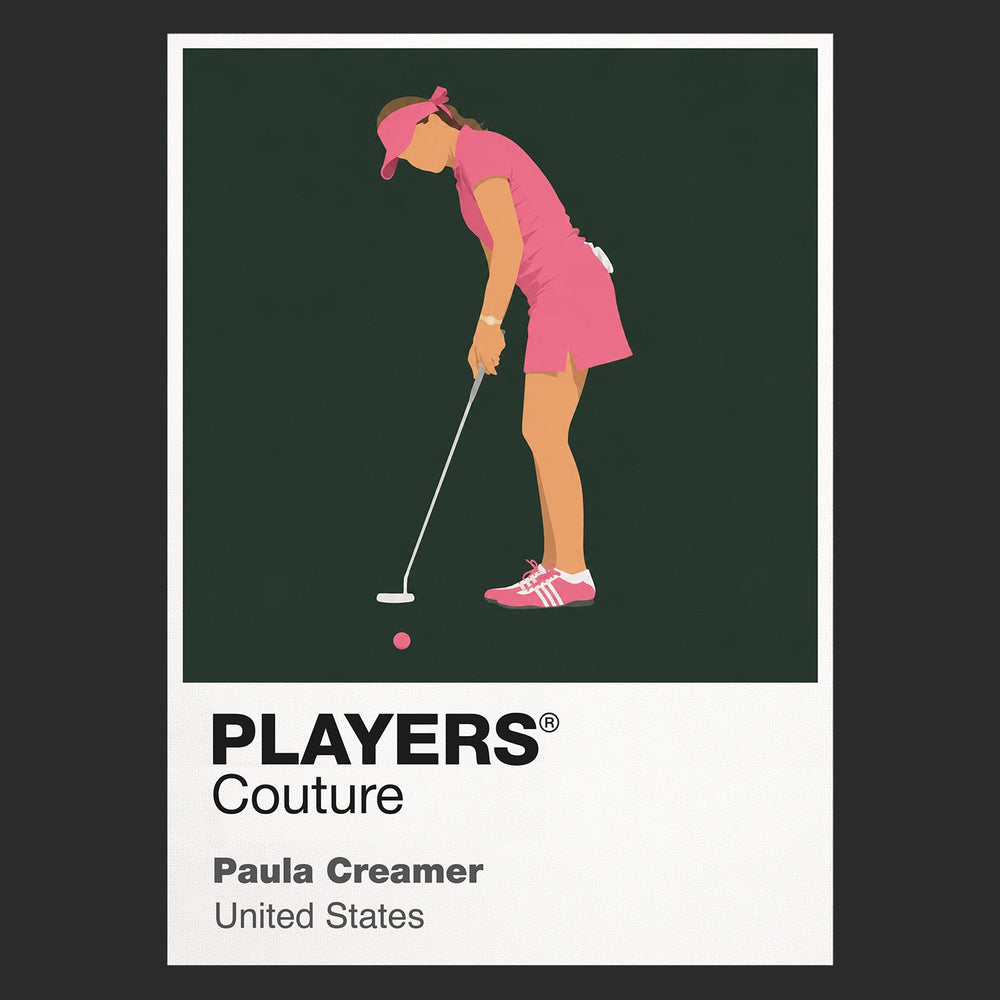 Paula Creamer Golf Icon Frame Men's Polo Shirt