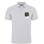 Paula Creamer Golf Icon Frame Men's Polo Shirt - Light Gray
