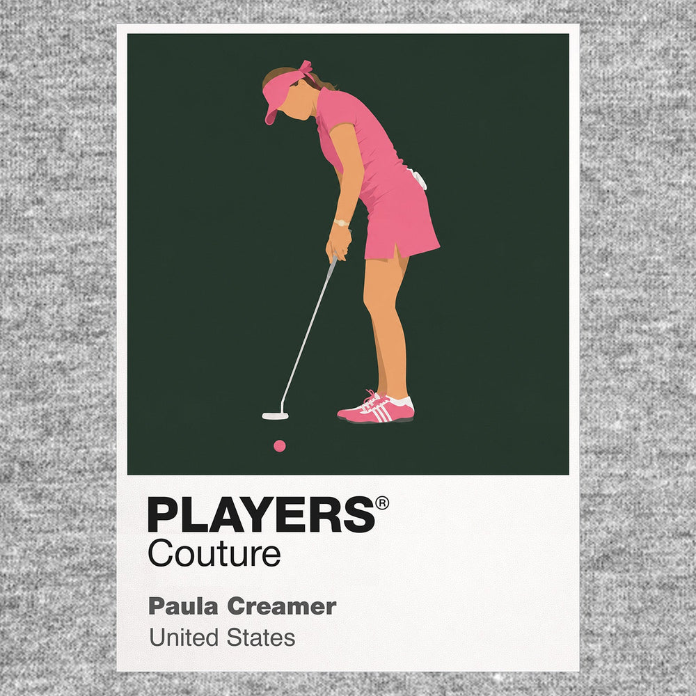 Paula Creamer Golf Icon Frame Men's Polo Shirt
