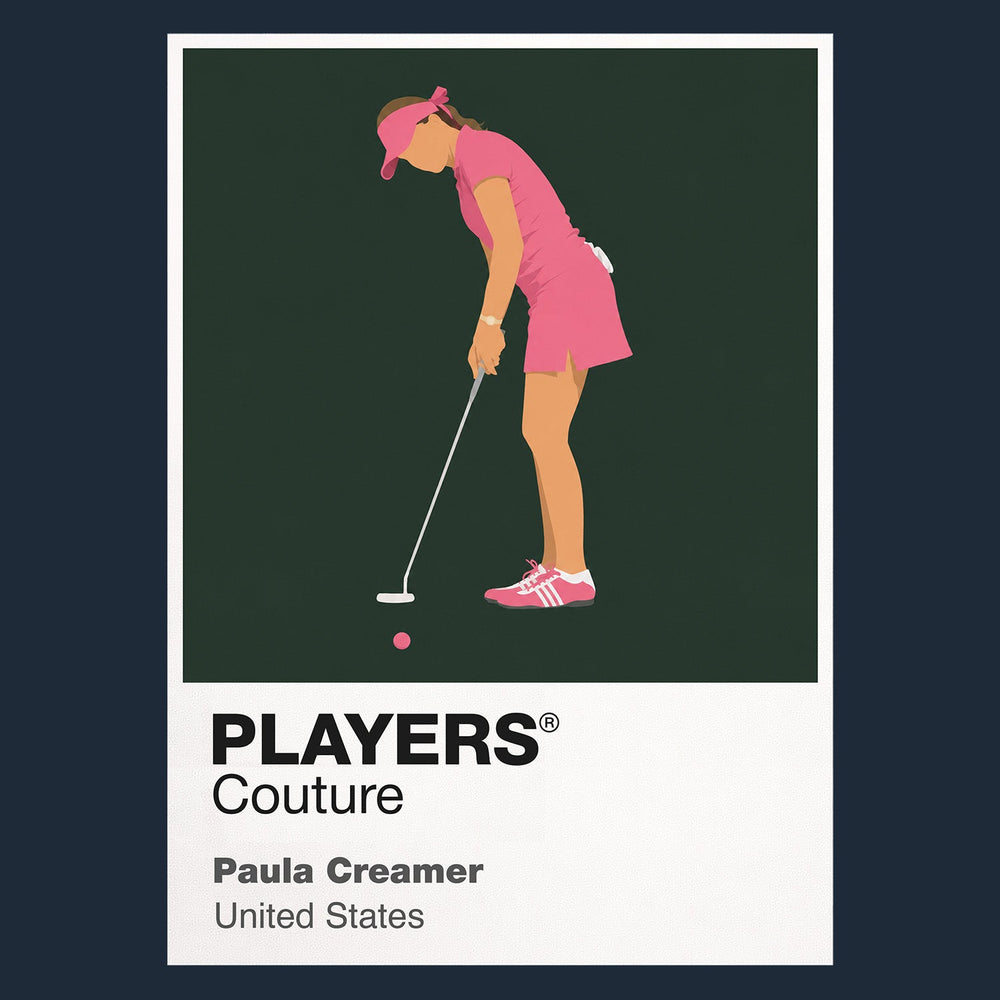 Paula Creamer Golf Icon Frame Men's Polo Shirt