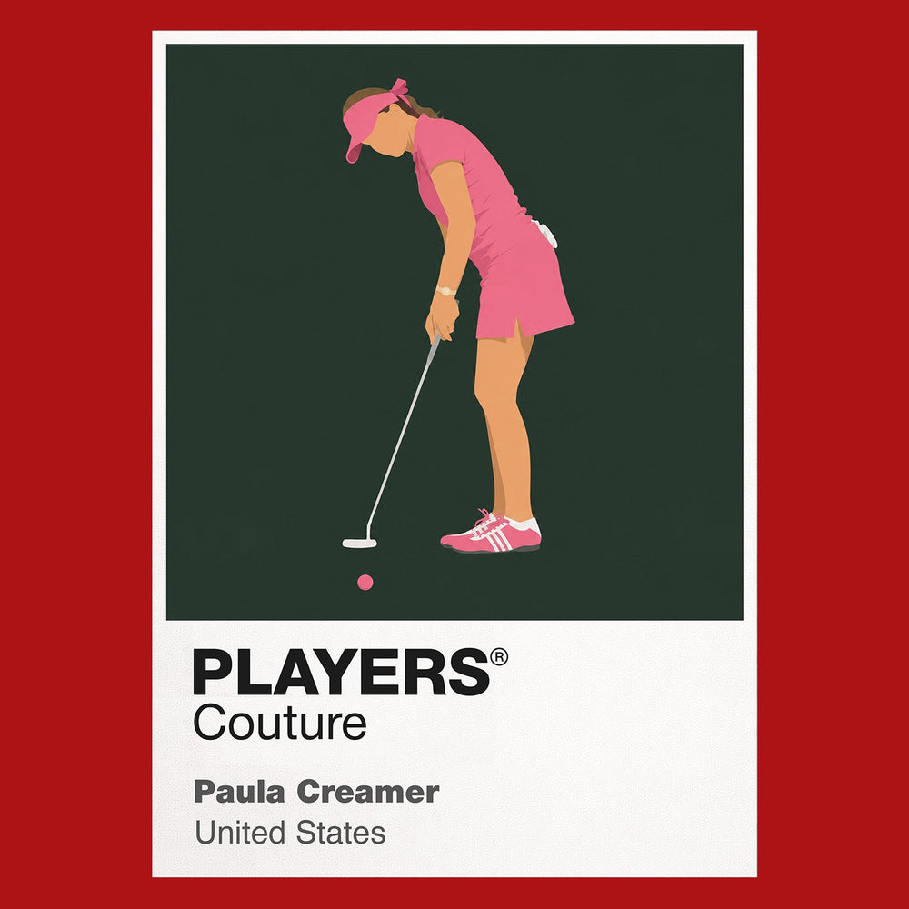 Paula Creamer Golf Icon Frame Men's Polo Shirt