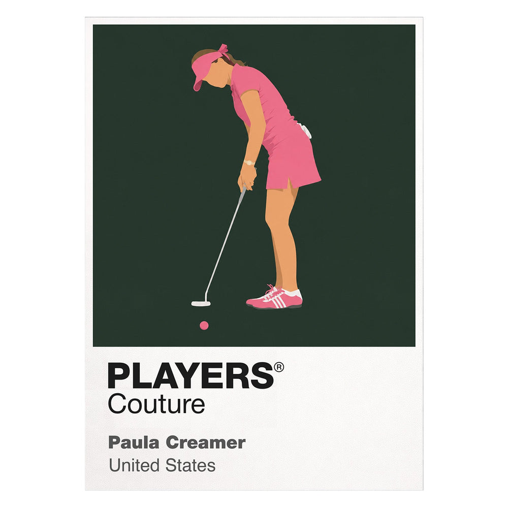 Paula Creamer Golf Icon Frame Men's Polo Shirt