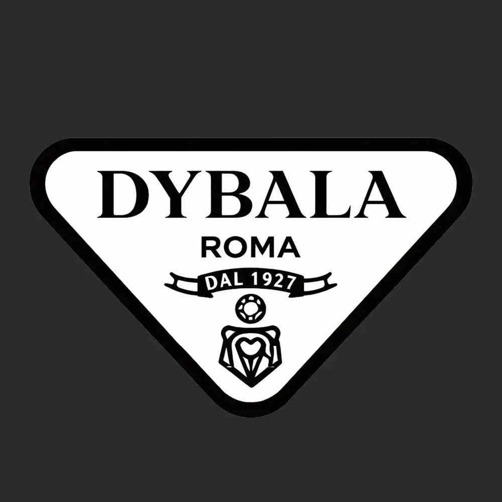 Paulo Dybala Logo Players Couture Mens T-Shirt - White / S | Argentina, Fashion Collection, Football, Juventus, Men's, Palermo, Roma, T-Shirts, Volume 1