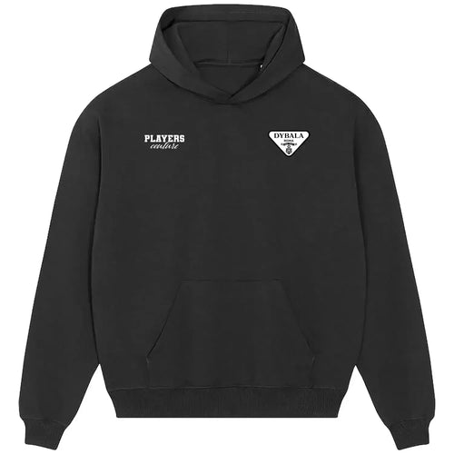 Paulo Dybala hoodie – black men's hoodie featuring the Paulo Dybala Players Couture logo
