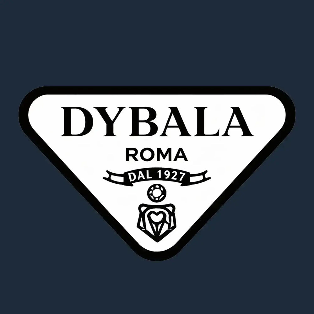 Paulo Dybala Logo Players Couture Mens T-Shirt - White / S | Argentina, Fashion Collection, Football, Juventus, Men's, Palermo, Roma, T-Shirts, Volume 1