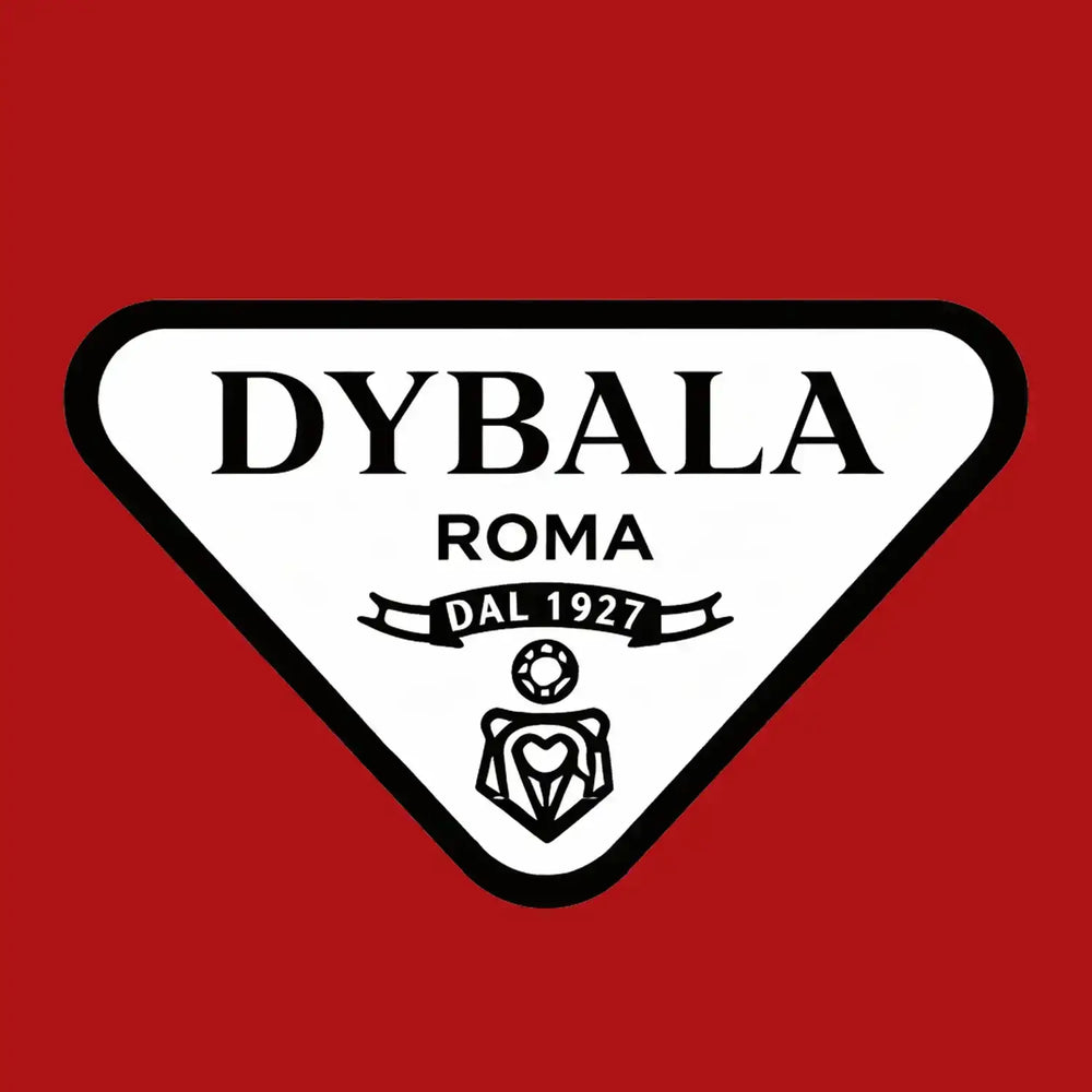 Paulo Dybala Logo Players Couture Mens T-Shirt - White / S | Argentina, Fashion Collection, Football, Juventus, Men's, Palermo, Roma, T-Shirts, Volume 1