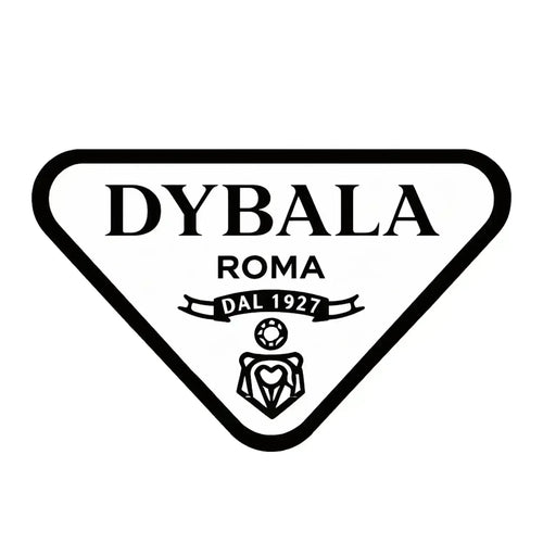 Paulo Dybala Logo Men's T-Shirt – white close-up detail shot of the Paulo Dybala Players Couture logo design