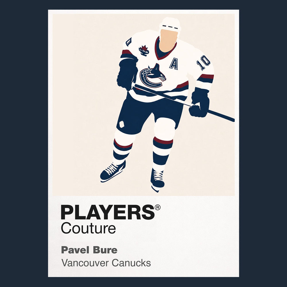 Pavel Bure Canucks Ice Hockey Icon Frame Men's Hoodie – image 1