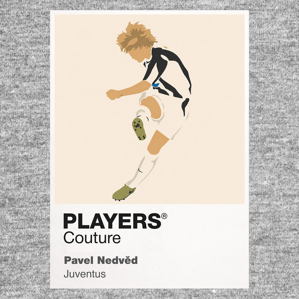 Pavel Nedved Juventus Icon Frame — Gray