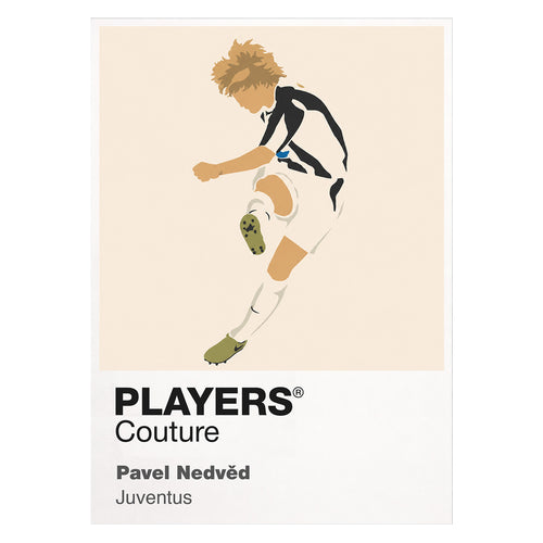 Pavel Nedved Juventus Icon Frame — White