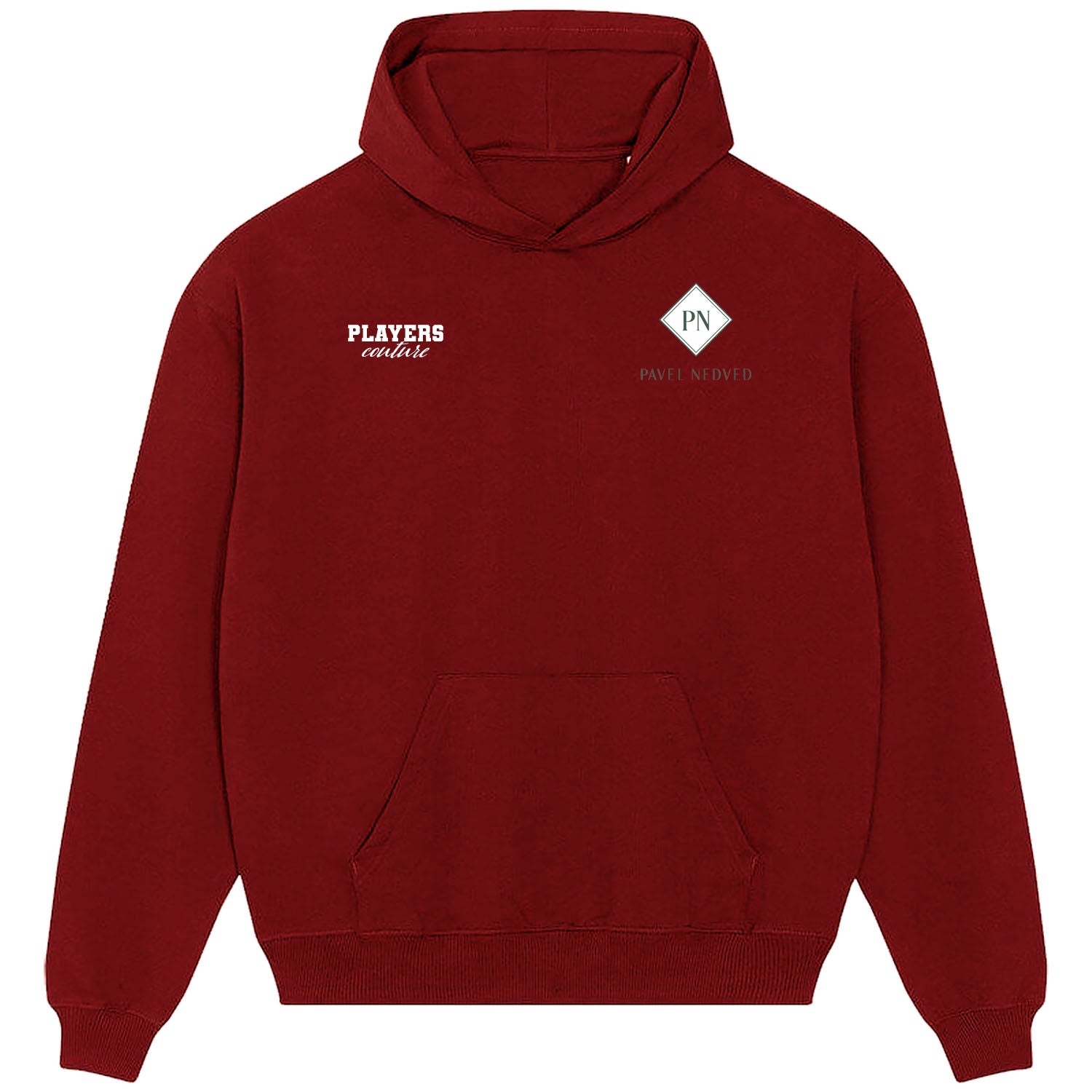 Pavel Nedved Logo Players Couture Men's Casual Hoodie Red