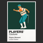 Payne Stewart Miami Dolphins Golf Icon Frame Men's Hoodie