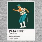 Payne Stewart Miami Dolphins Golf Icon Frame Men's Hoodie