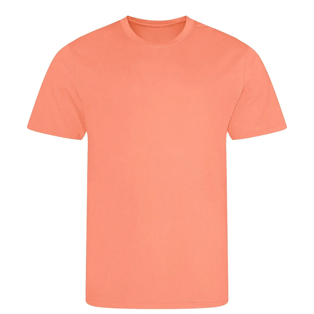 Custom Upload Your Logo Men's Sports T-Shirt – close-up detail shot of the Custom Upload Your Players Couture logo design
