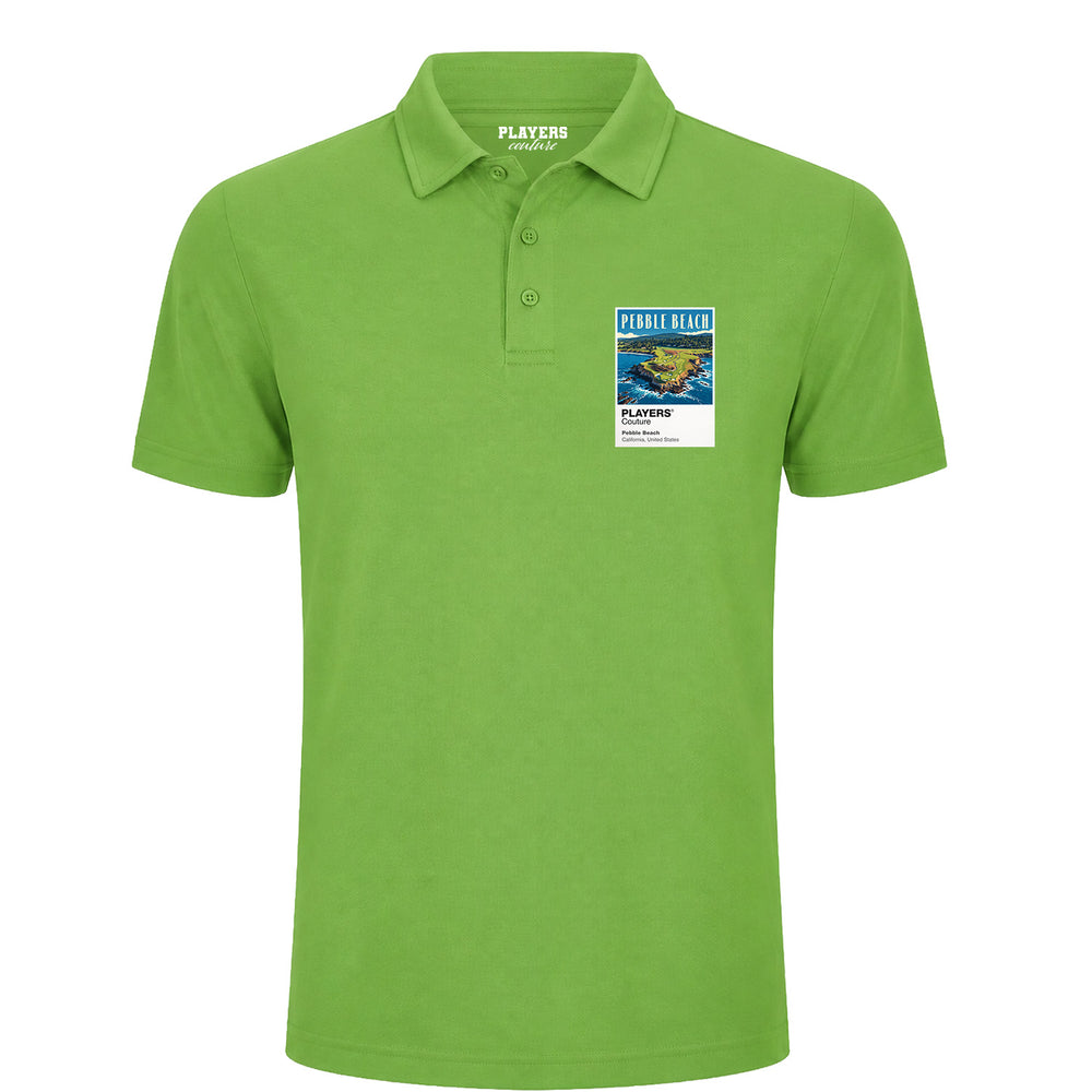 Pebble Beach Golf Icon Frame Herren-Poloshirt