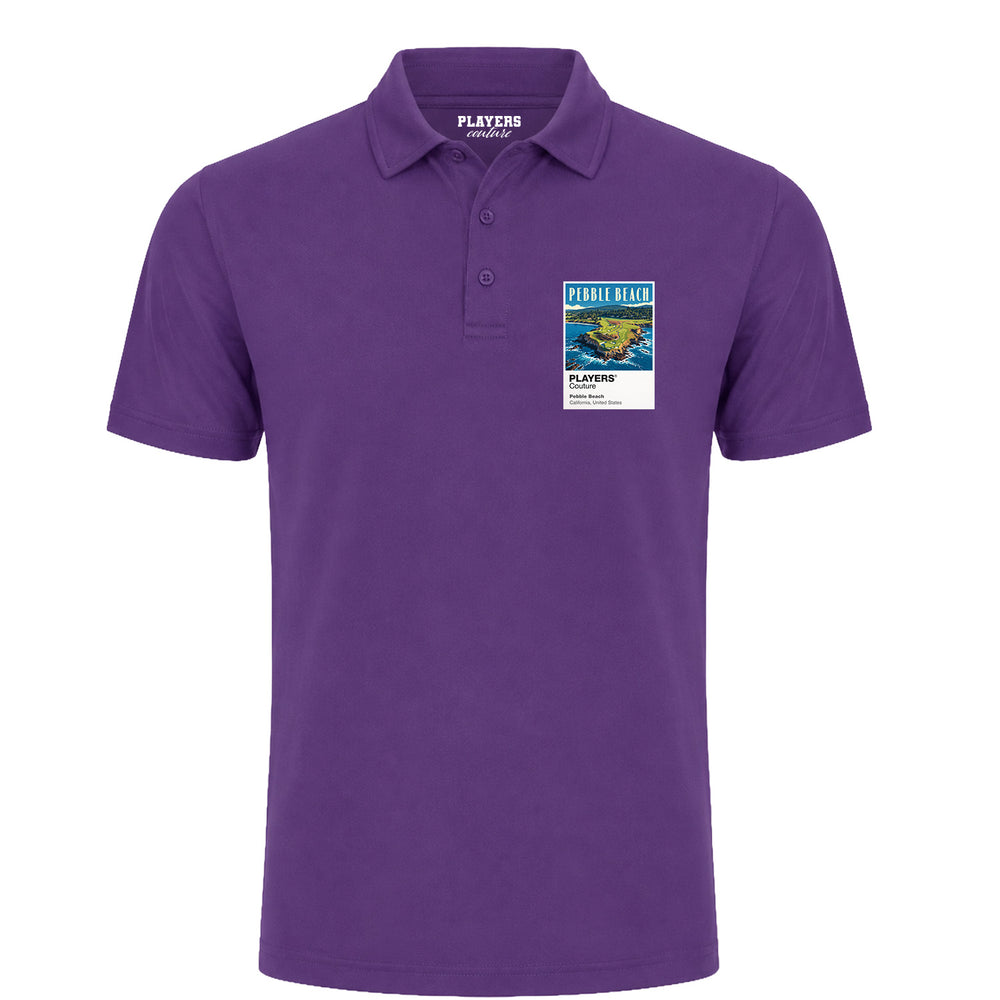 Pebble Beach Golf Icon Frame Herren-Poloshirt