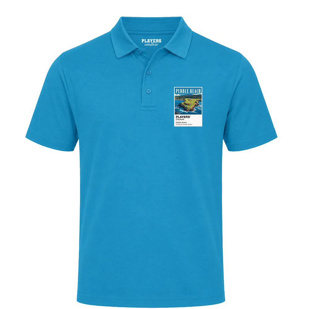 Pebble Beach Golf Icon Frame Herren-Poloshirt