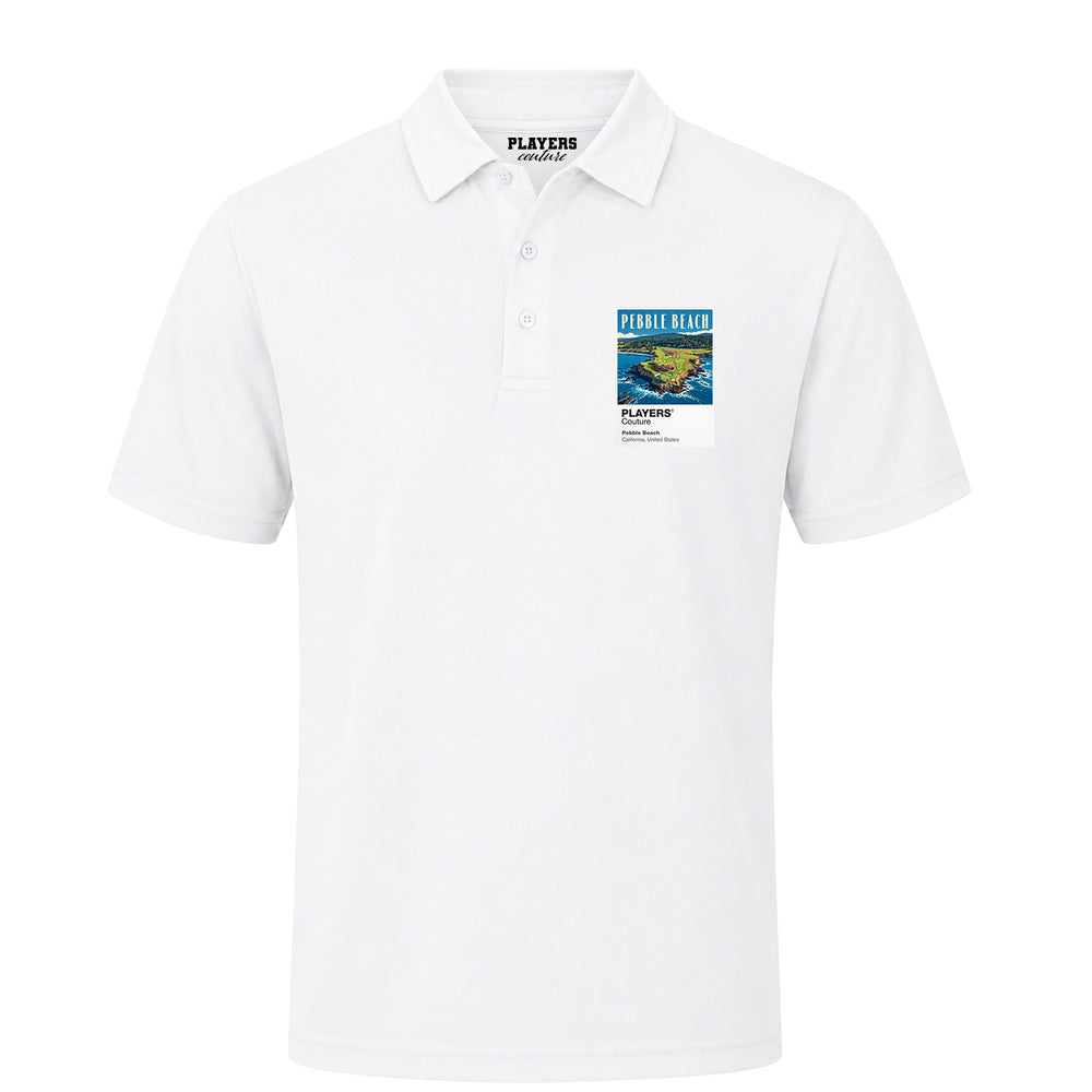 Pebble Beach Golf Icon Frame Herren-Poloshirt