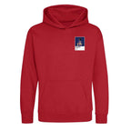 Pedri Barcelona Icon Frame Kids Hoodie — Red