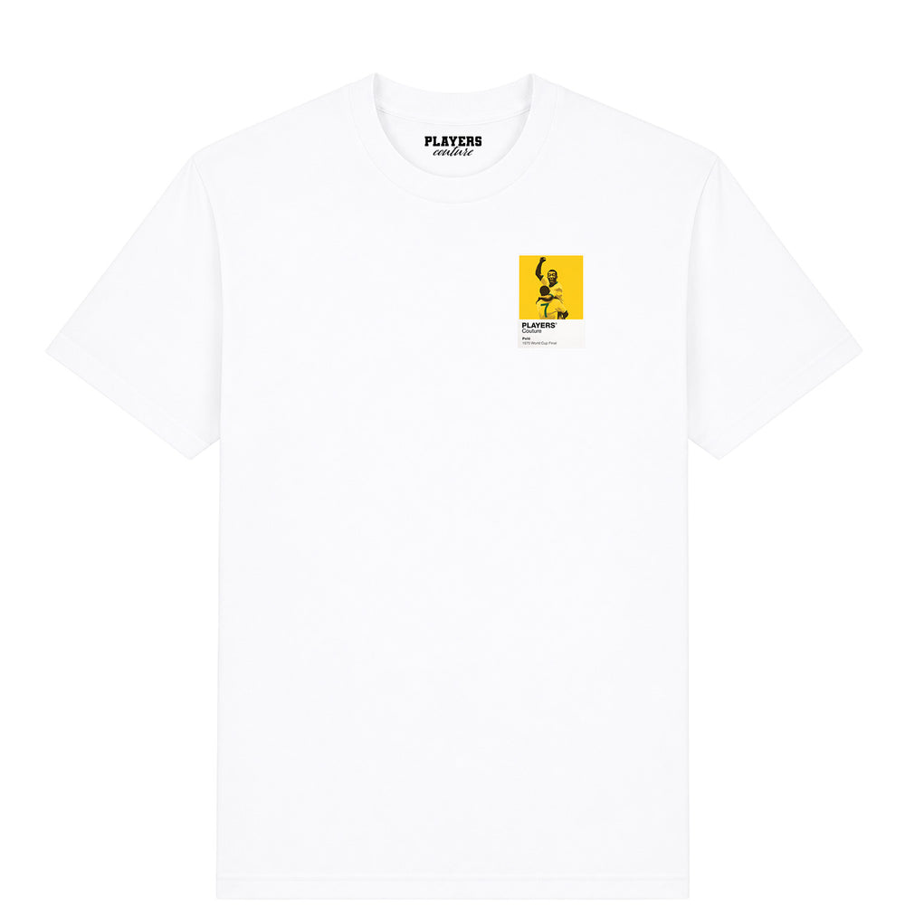 Pele 1970 Players Couture Mens White T-Shirt
