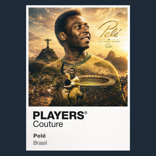 Pele Brazil Atlas Frame artwork by Players Couture